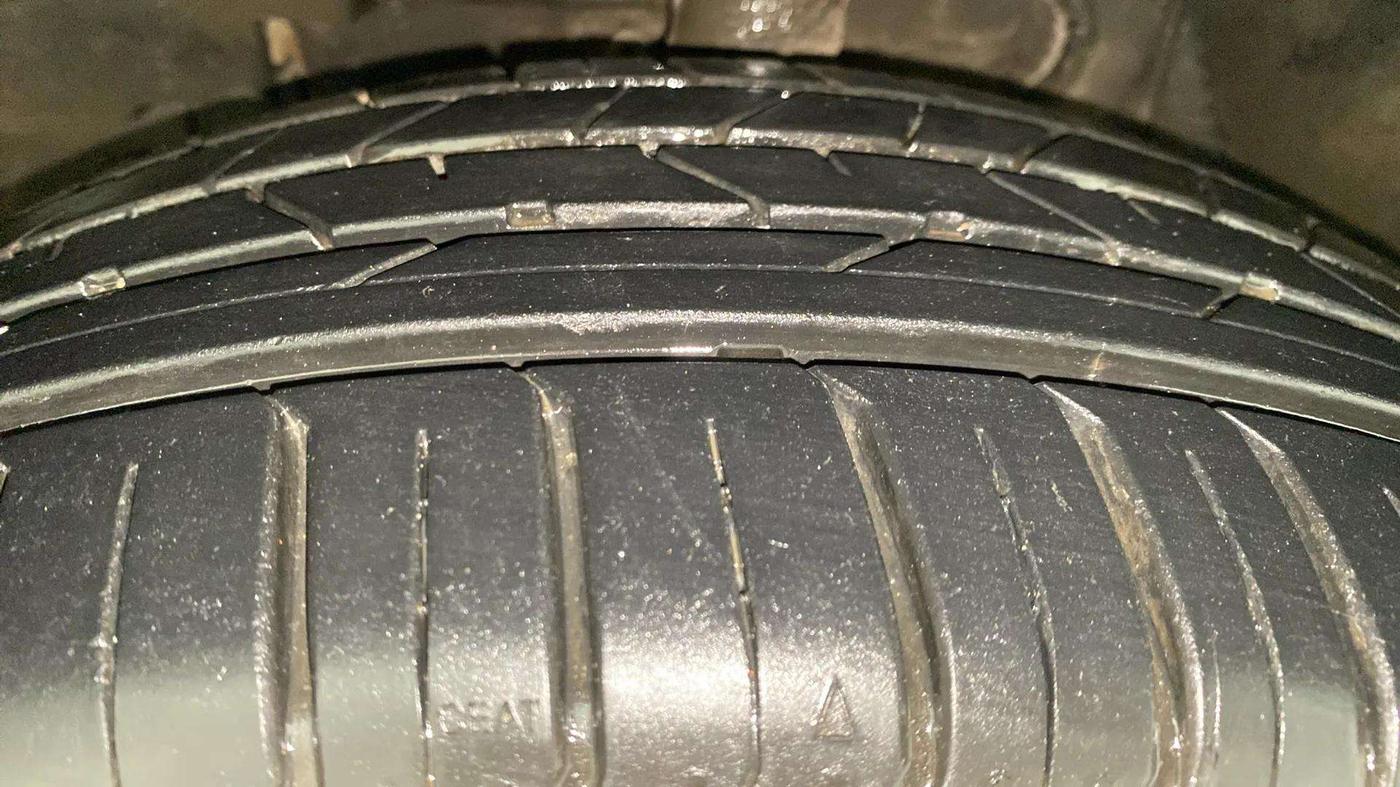 2018 Tata NEXON XZA PLUS DIESEL, Diesel, Automatic, 56,741 km, Left Front Tyre Tread