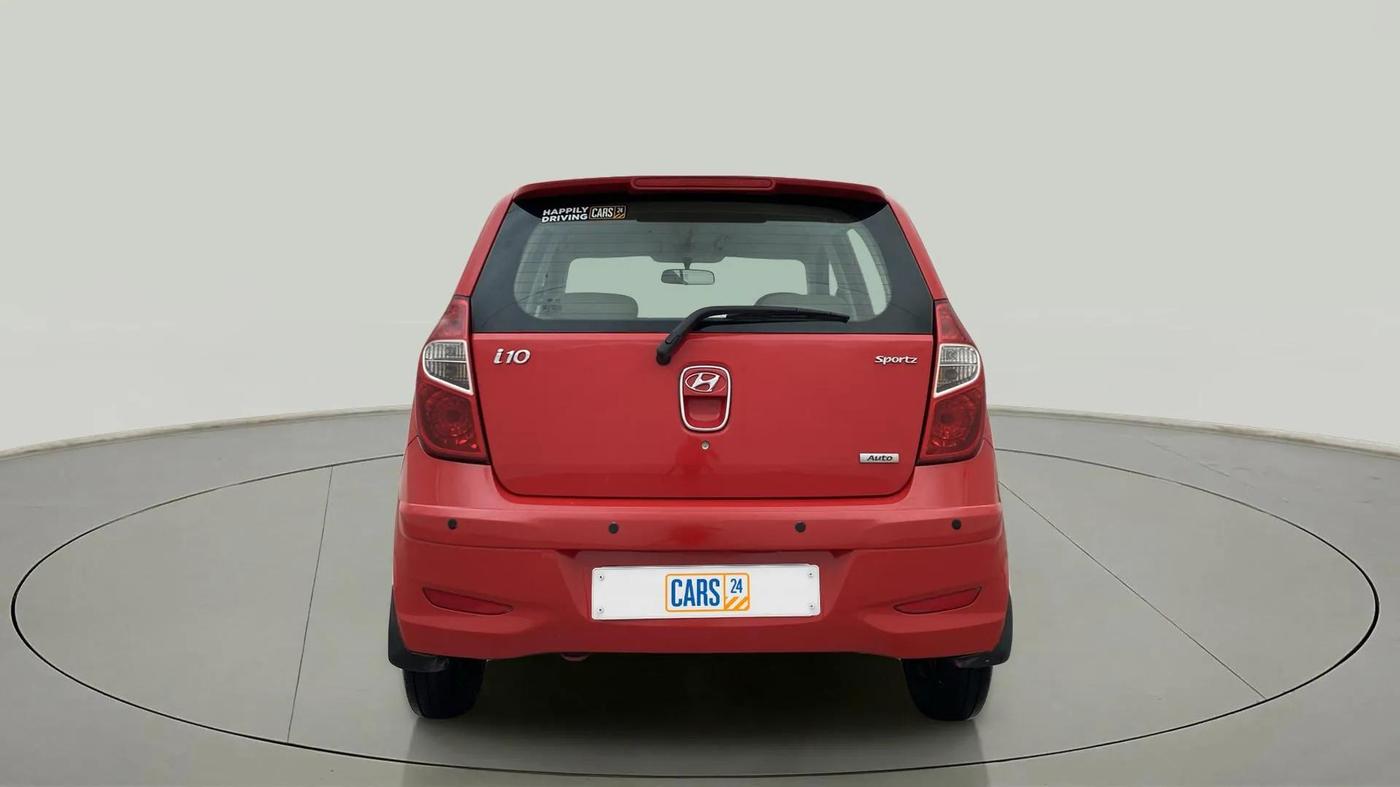 2013 Hyundai i10 SPORTZ 1.2 AT, Petrol, Automatic, 80,498 km, Back/Rear