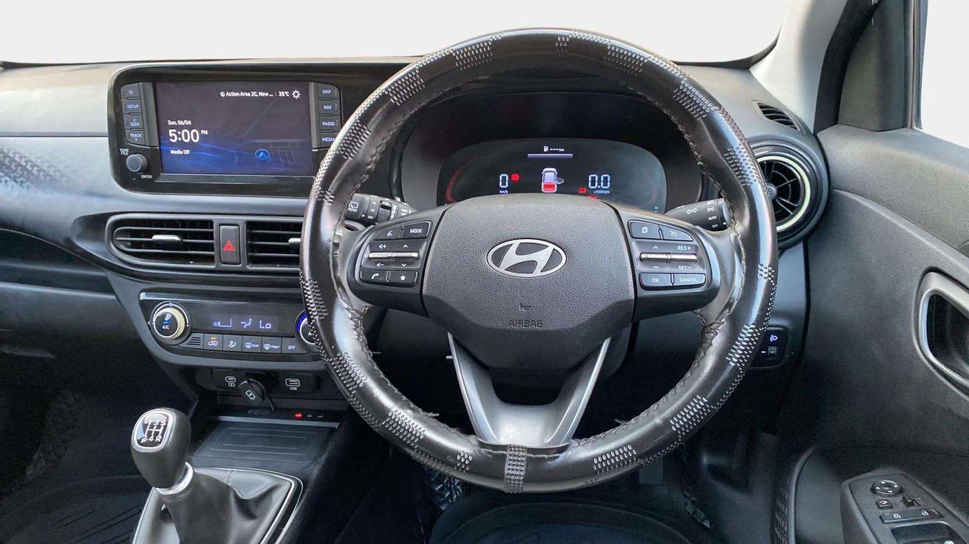 2023 Hyundai EXTER SX (O) CONNECT, Petrol, Manual, 19,873 km, Steering Wheel Close Up