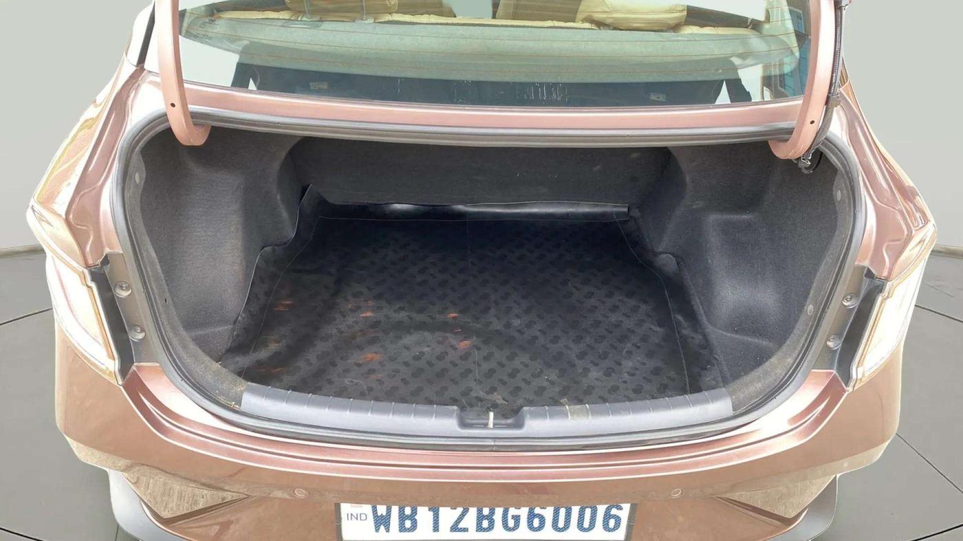 2021 Hyundai AURA SX PLUS 1.2 AMT, Petrol, Automatic, 20,928 km, Boot Inside