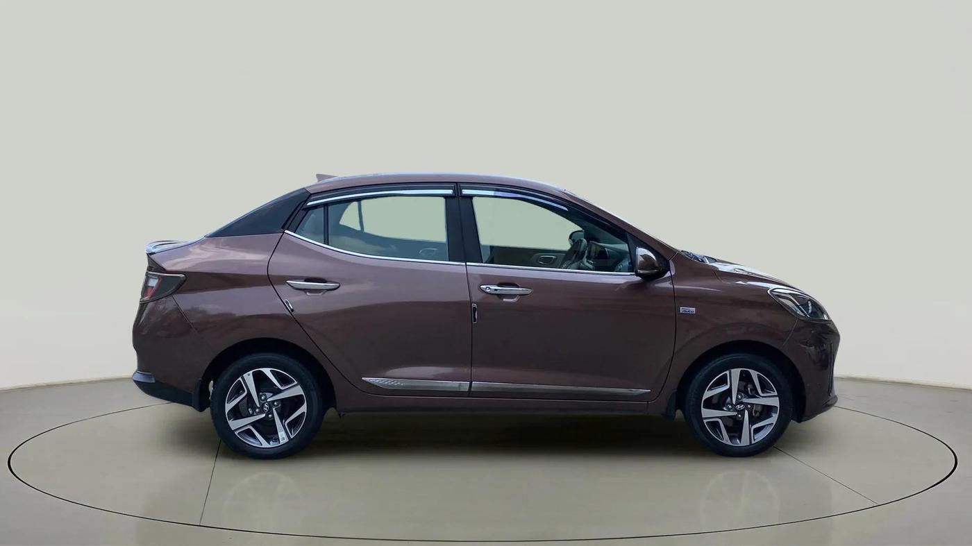 2021 Hyundai AURA SX PLUS 1.2 AMT, Petrol, Automatic, 20,928 km, Right Side View
