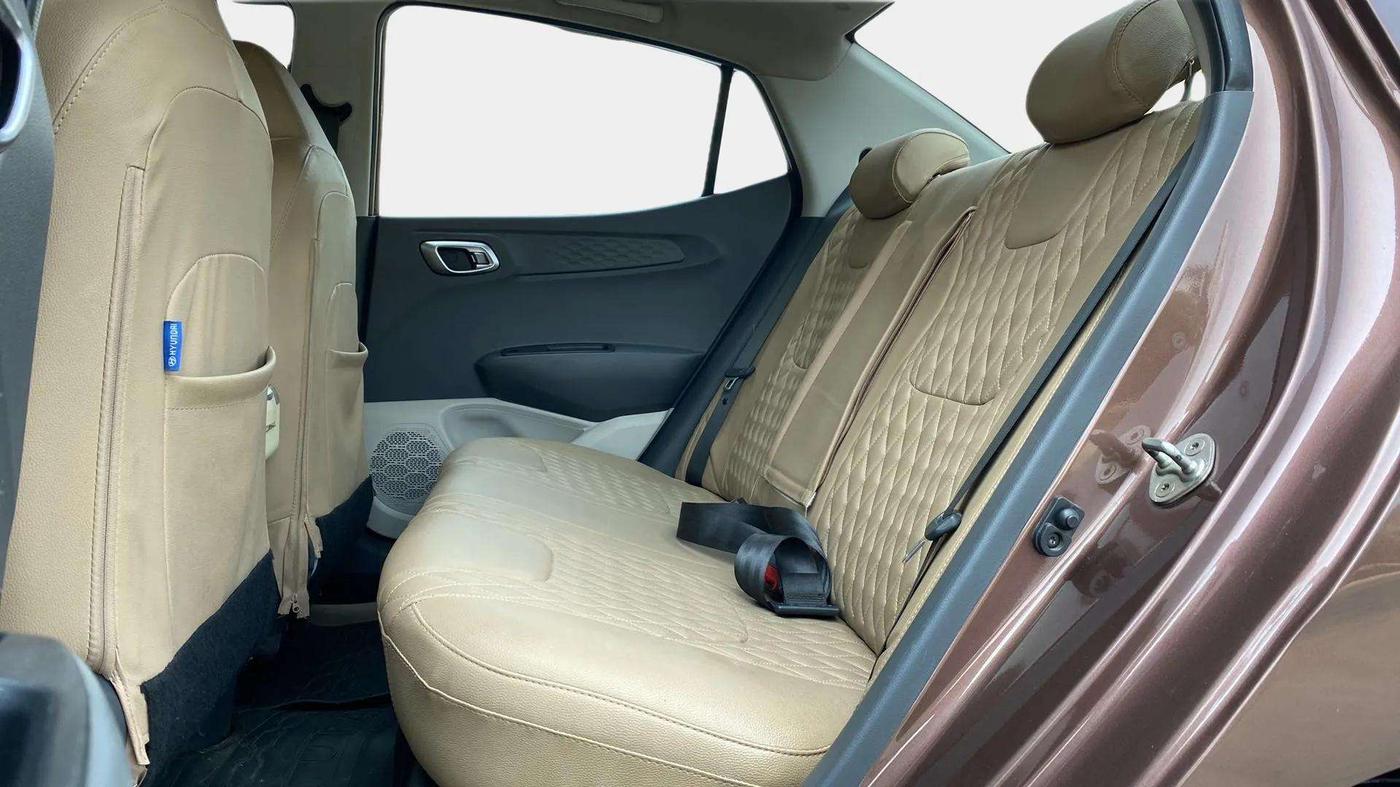 2021 Hyundai AURA SX PLUS 1.2 AMT, Petrol, Automatic, 20,928 km, Right Side Rear Door Cabin