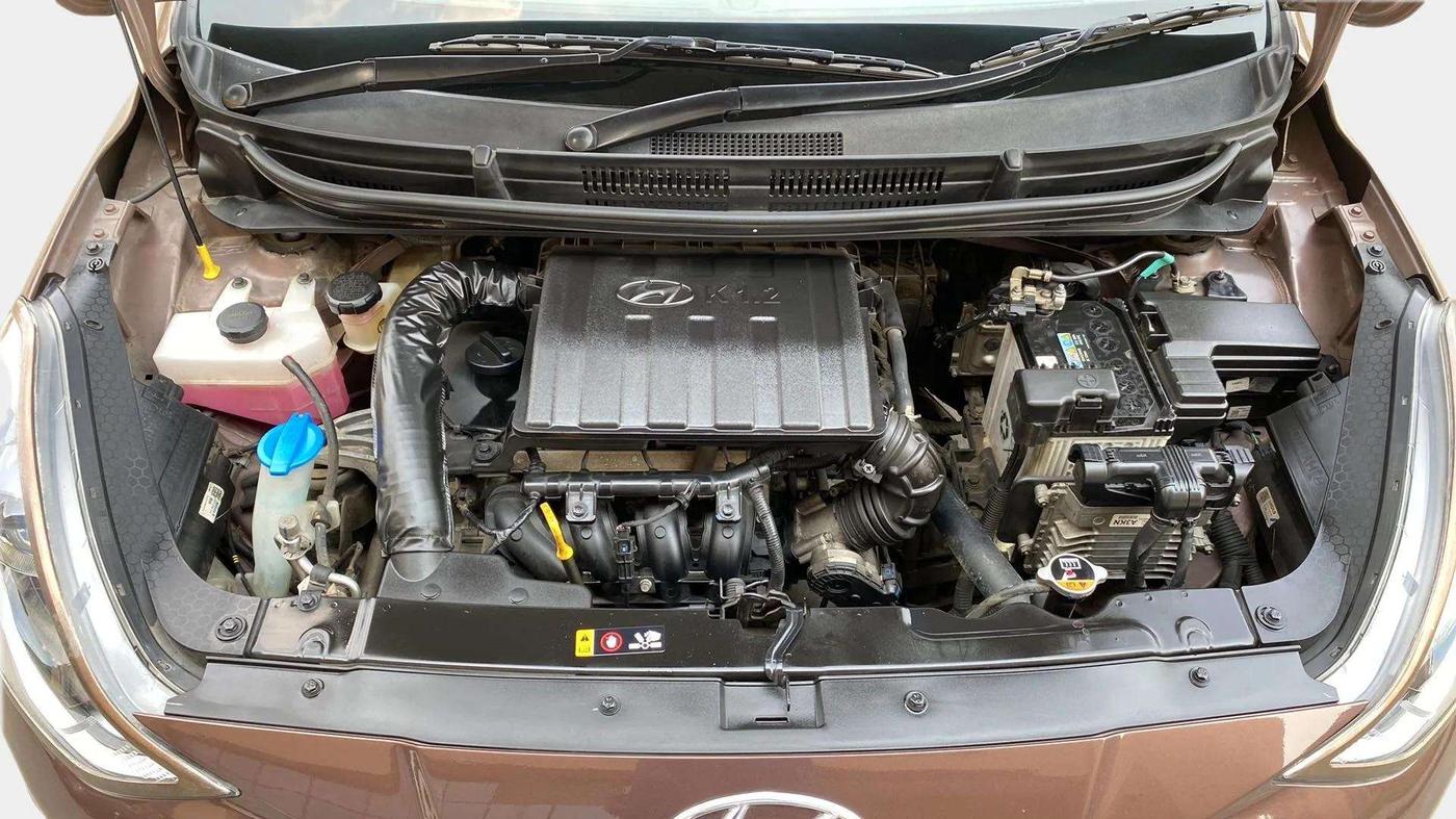 2021 Hyundai AURA SX PLUS 1.2 AMT, Petrol, Automatic, 20,928 km, Open Bonet