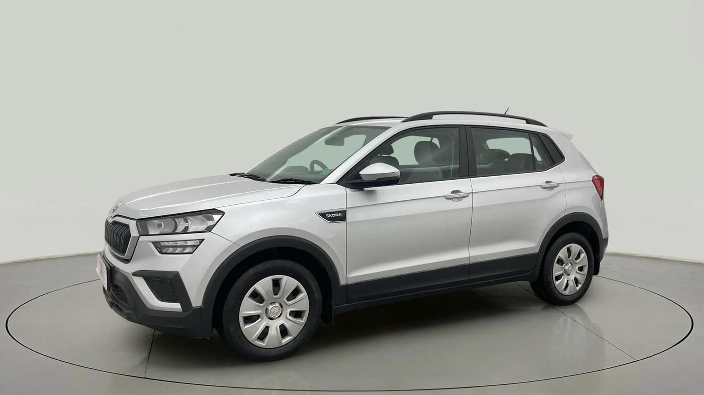 2021 Skoda KUSHAQ ACTIVE 1.0L TSI MT, Petrol, Manual, 47,658 km, Left Front Diagonal