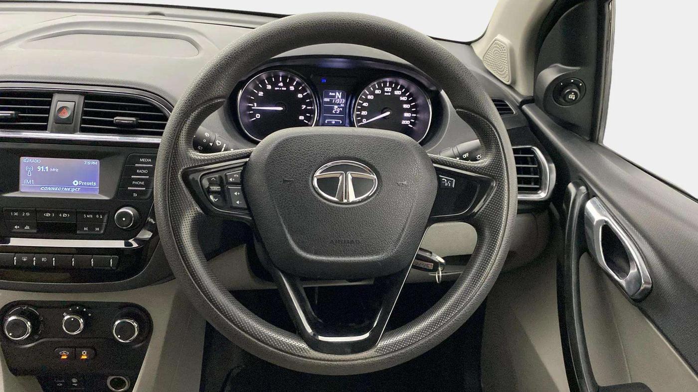 2018 Tata Tiago XZA PETROL, Petrol, Automatic, 11,877 km, Steering Wheel Close Up