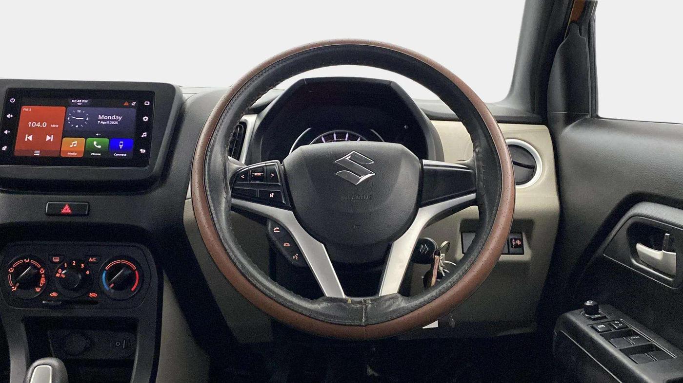 2019 Maruti New Wagon-R ZXI 1.2 AMT, Petrol, Automatic, 74,385 km, Steering Wheel Close Up