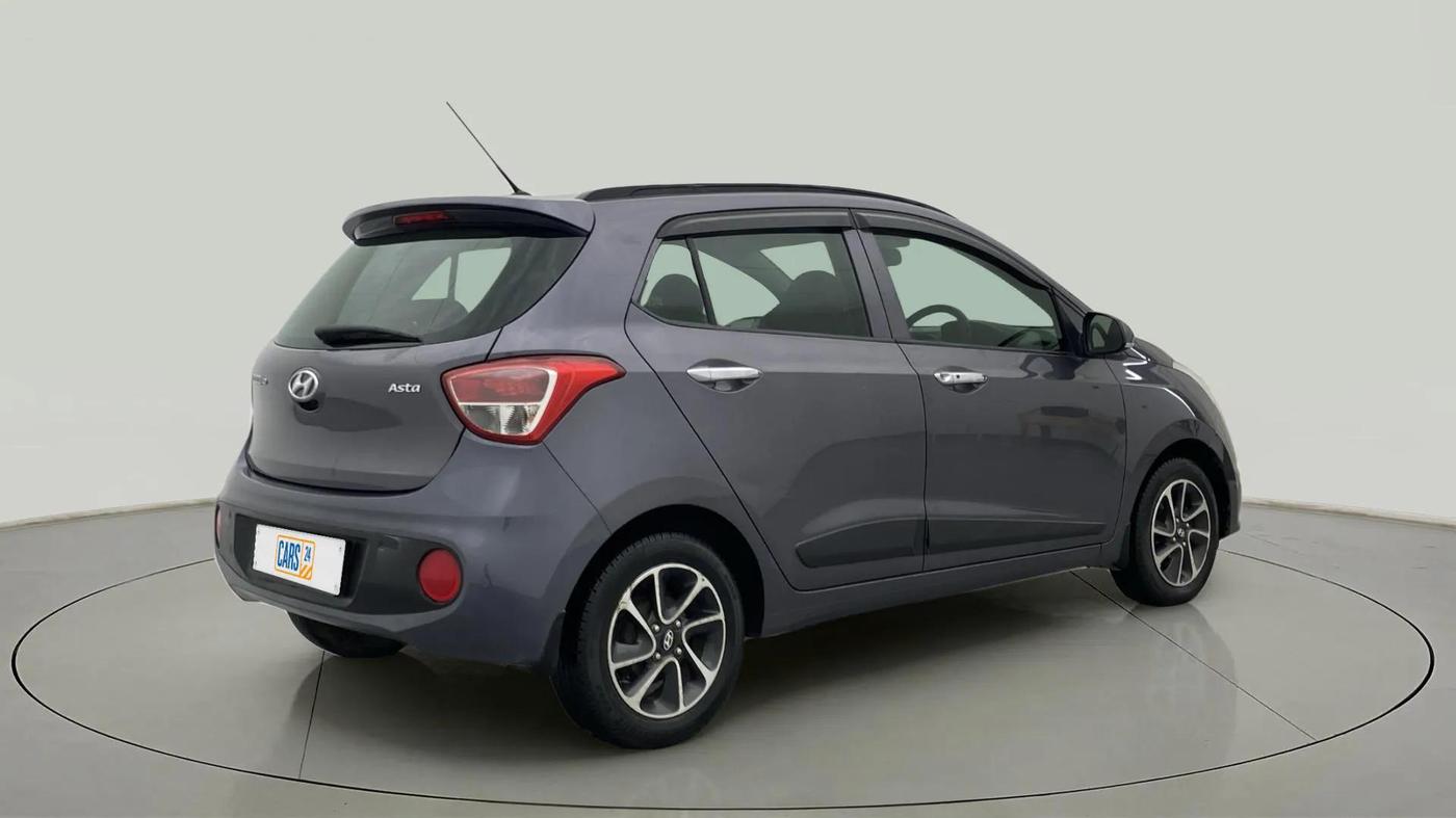 2018 Hyundai Grand i10 ASTA 1.2 KAPPA VTVT, Petrol, Manual, 83,472 km, Right Back Diagonal
