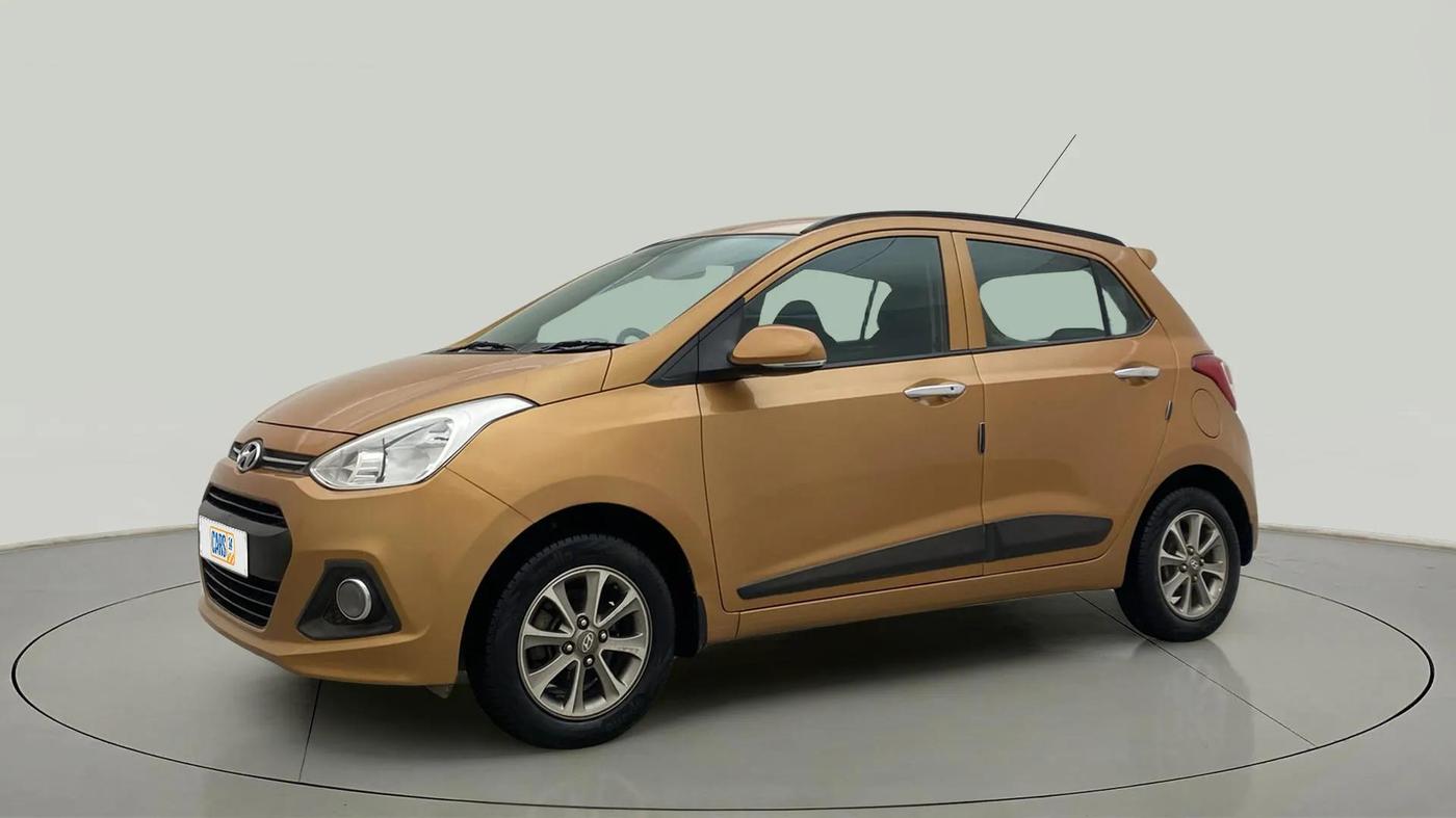 2015 Hyundai Grand i10 ASTA (O) 1.2 KAPPA VTVT, Petrol, Manual, 46,415 km, Left Front Diagonal