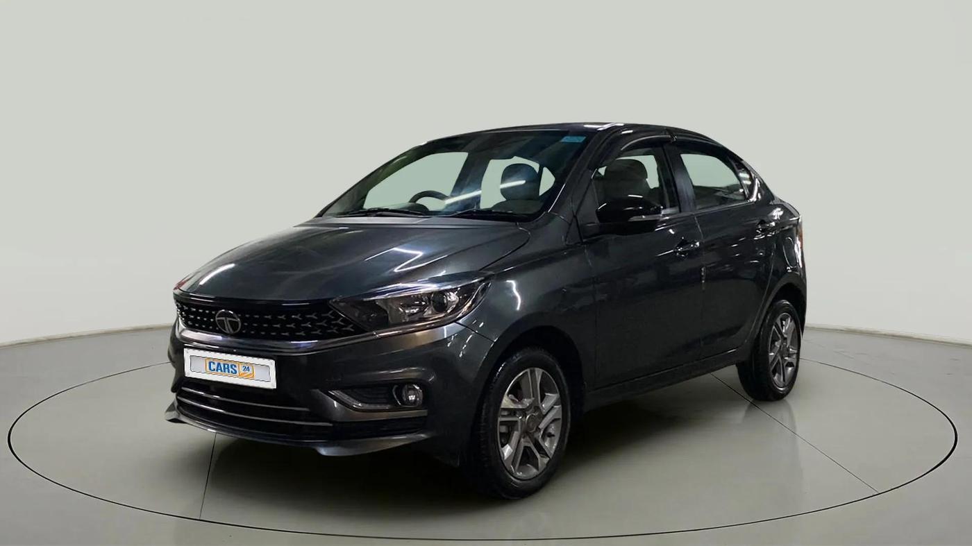 2024 Tata TIGOR XZ PLUS PETROL, Petrol, Manual, 10,499 km, Left Front Diagonal