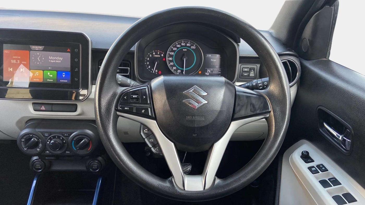 2022 Maruti IGNIS ZETA 1.2 AMT, Petrol, Automatic, 35,002 km, Steering Wheel Close Up