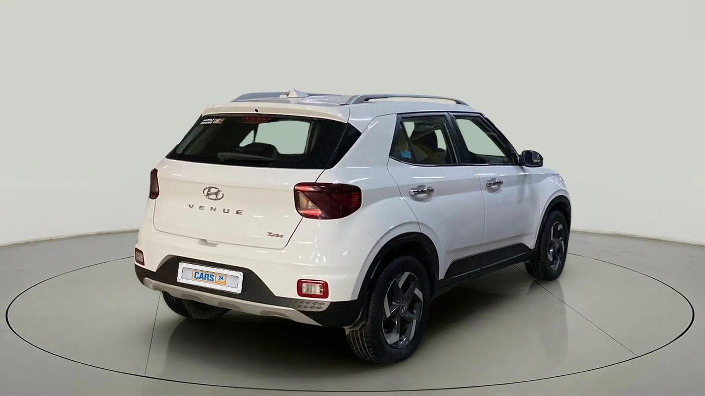 2019 Hyundai VENUE SX 1.0 (O) TURBO, Petrol, Manual, 68,533 km, Right Back Diagonal