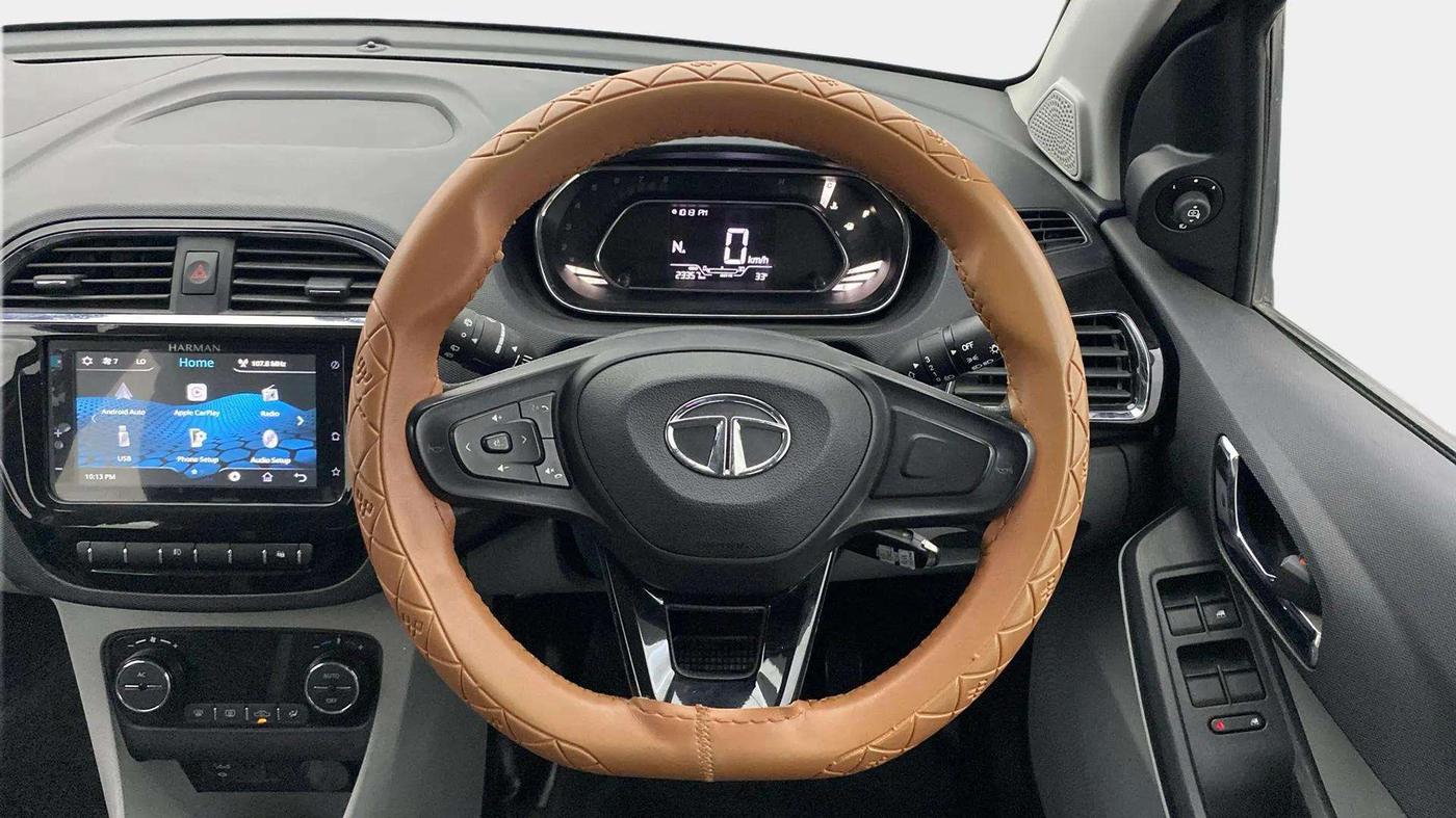 2021 Tata Tiago XZA PLUS PETROL, Petrol, Automatic, 23,357 km, Steering Wheel Close Up