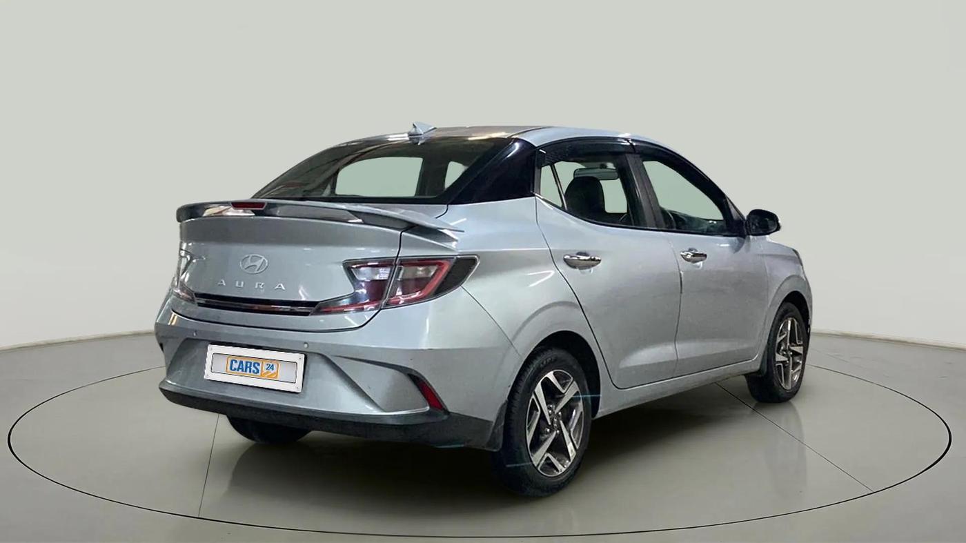 2023 Hyundai AURA SX 1.2 (O), Petrol, Manual, 46,003 km, Right Back Diagonal