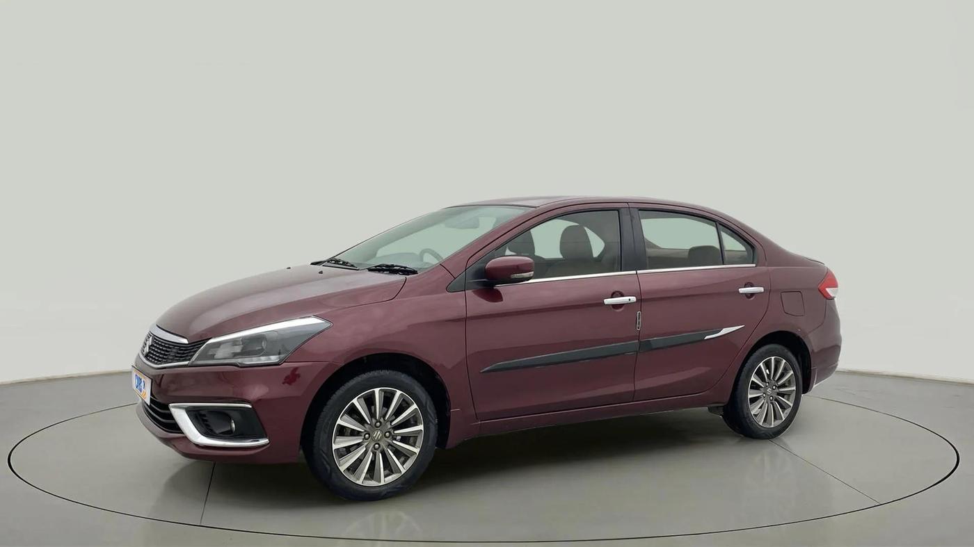 2019 Maruti Ciaz ALPHA 1.5 SHVS PETROL, Petrol, Manual, 58,795 km, Left Front Diagonal