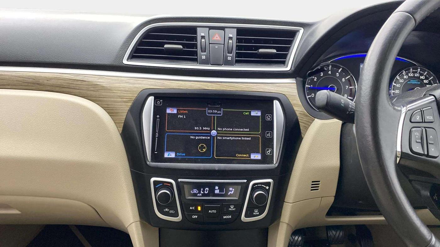2019 Maruti Ciaz ALPHA 1.5 SHVS PETROL, Petrol, Manual, 58,795 km, Air Conditioner