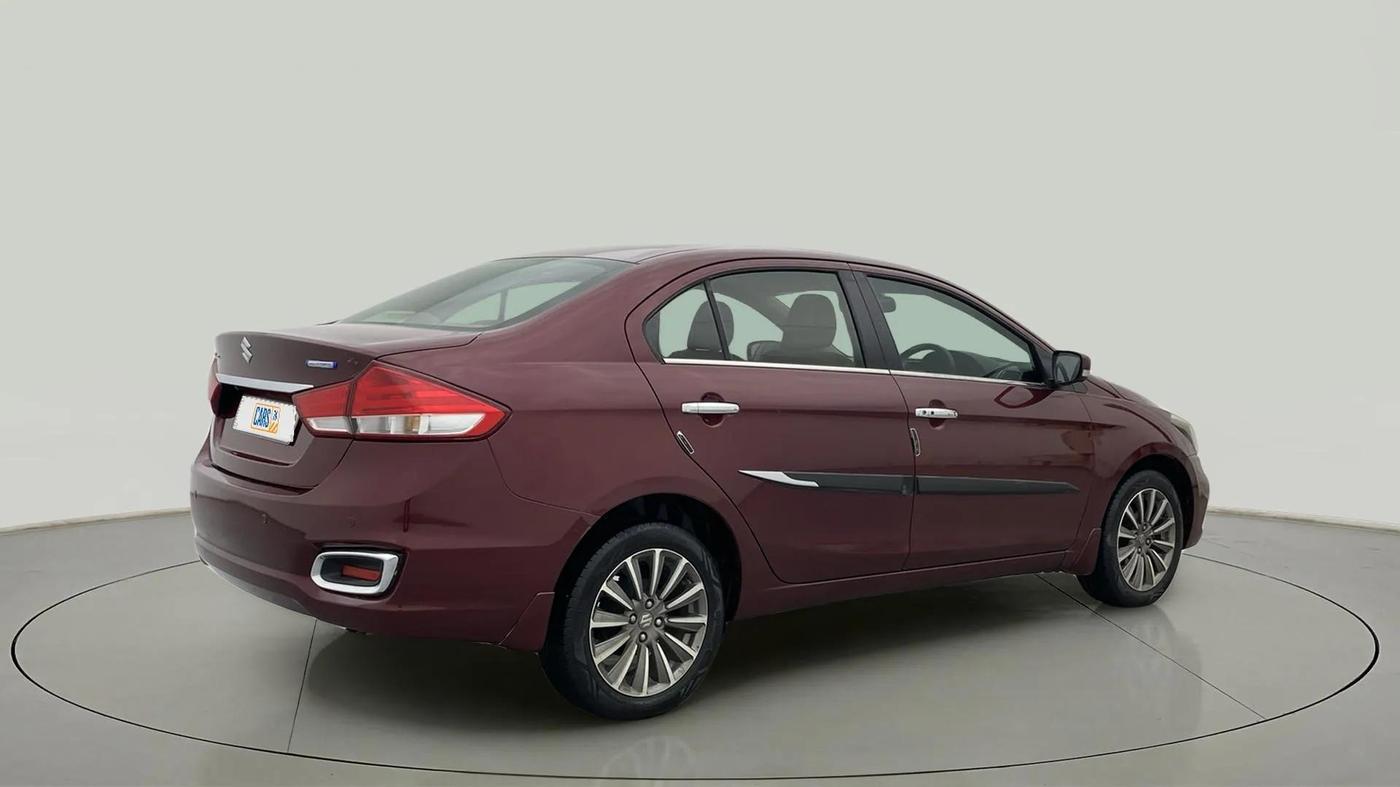 2019 Maruti Ciaz ALPHA 1.5 SHVS PETROL, Petrol, Manual, 58,795 km, Right Back Diagonal