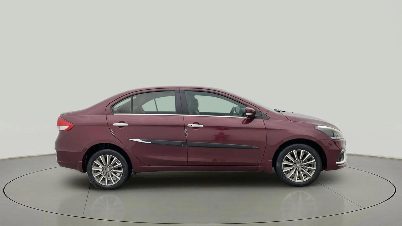 2019 Maruti Ciaz ALPHA 1.5 SHVS PETROL, Petrol, Manual, 58,795 km, Right Side View
