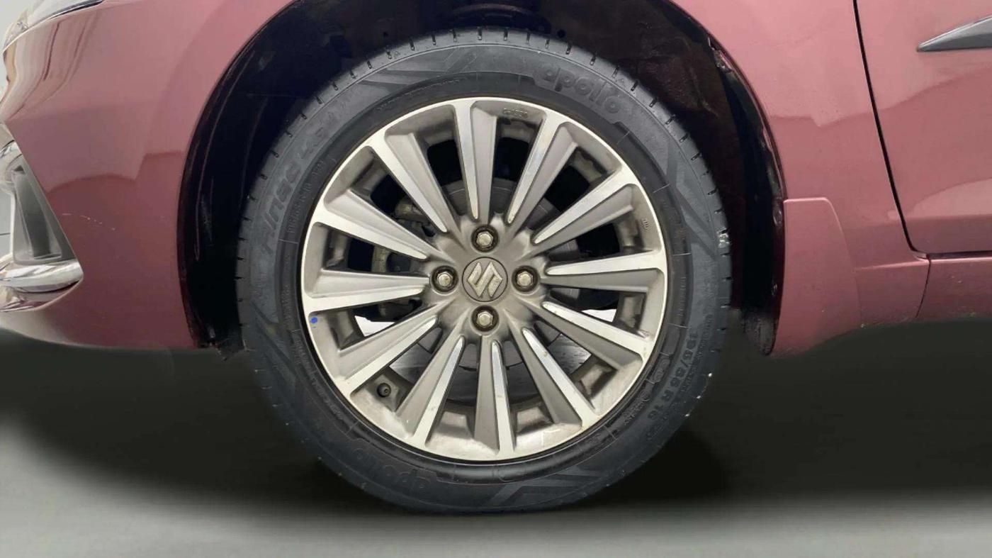 2019 Maruti Ciaz ALPHA 1.5 SHVS PETROL, Petrol, Manual, 58,795 km, Left Front Wheel