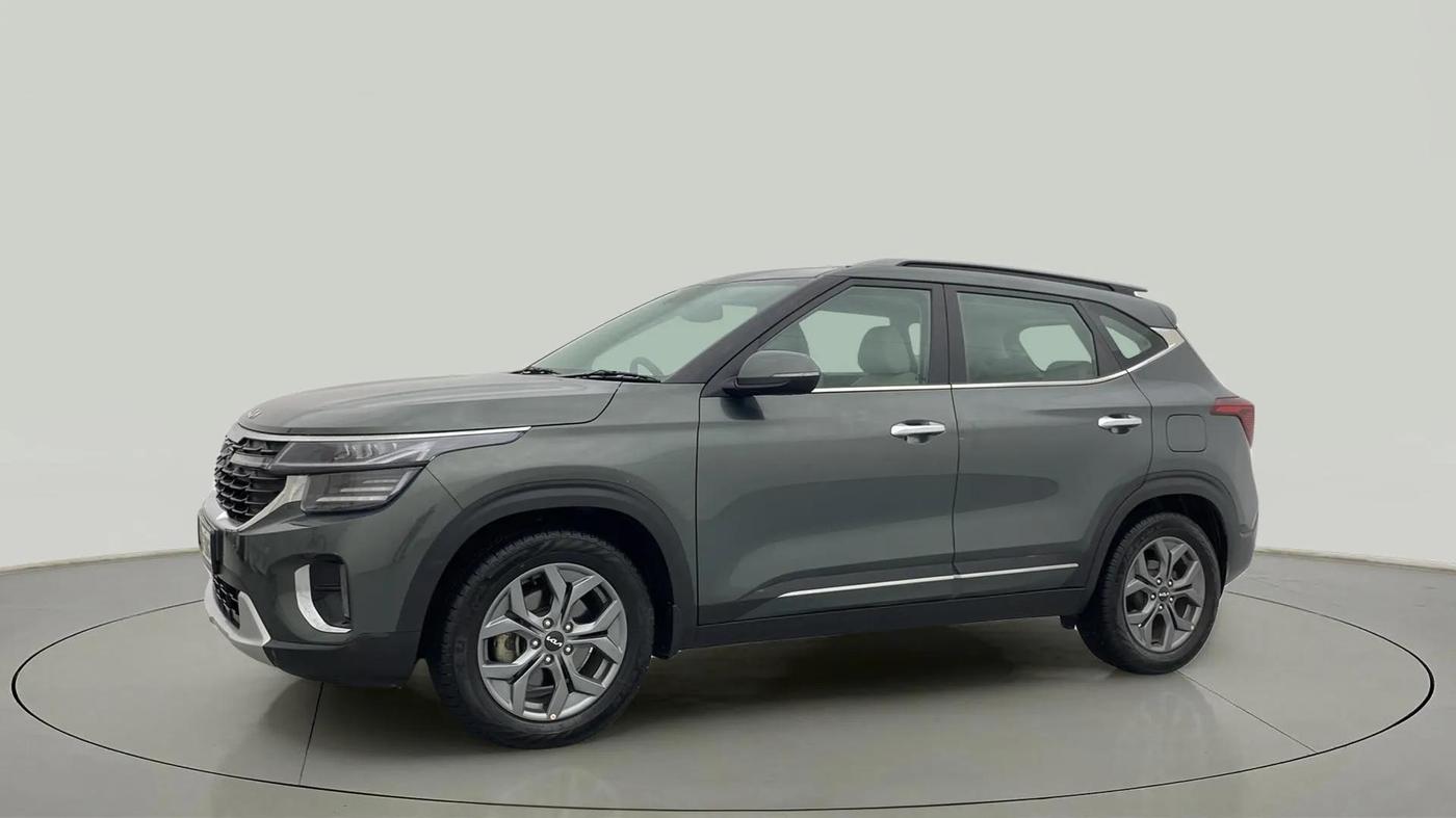 2023 KIA SELTOS HTX PETROL 1.5, Petrol, Manual, 8,961 km, Left Front Diagonal