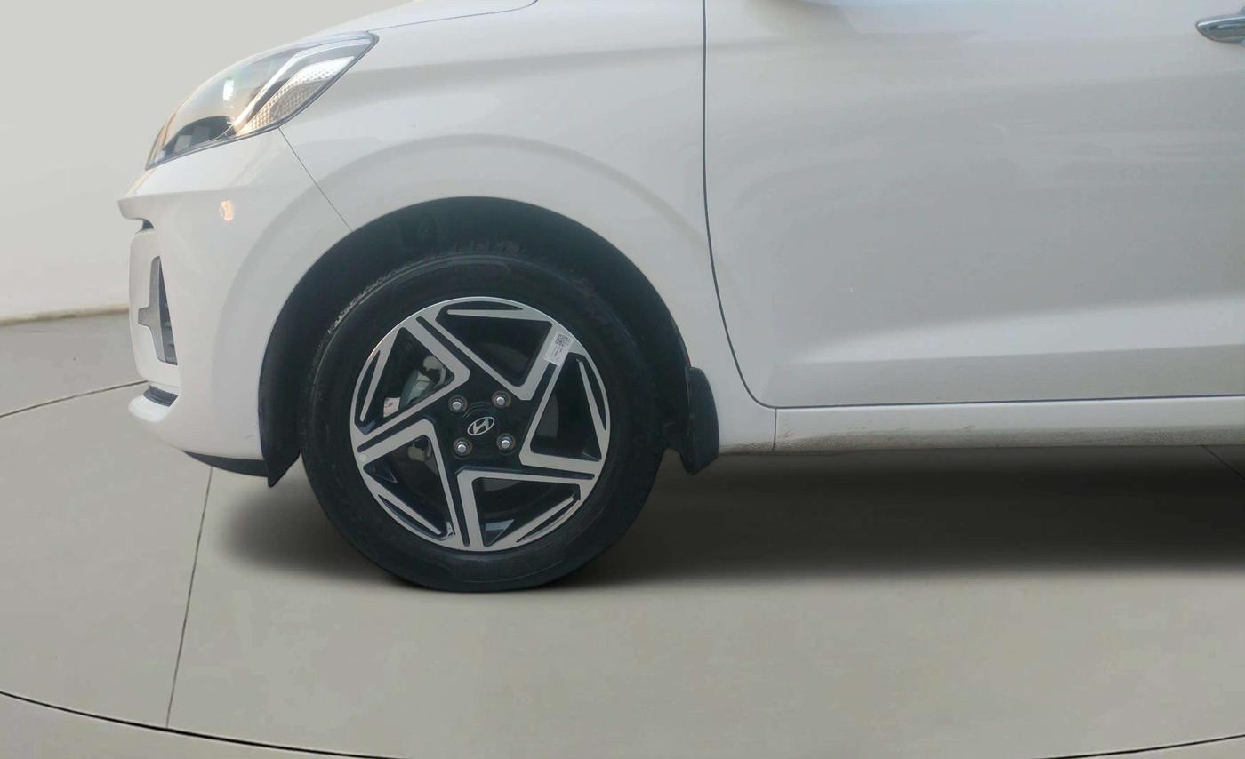 2024 Hyundai GRAND I10 NIOS ASTA AMT 1.2 KAPPA VTVT, Petrol, Automatic, 7,525 km, Left Front Wheel