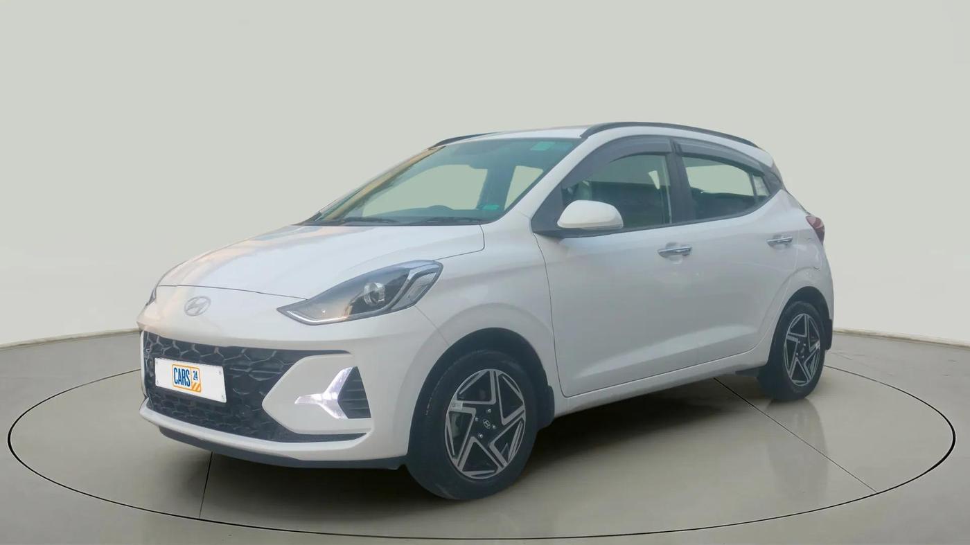 2024 Hyundai GRAND I10 NIOS ASTA AMT 1.2 KAPPA VTVT, Petrol, Automatic, 7,525 km, Left Front Diagonal