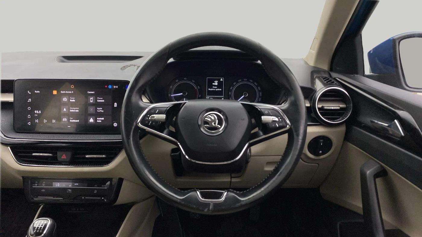 2023 Skoda SLAVIA Ambition Plus 1.0 TSI MT, Petrol, Manual, 76,644 km, Steering Wheel Close Up