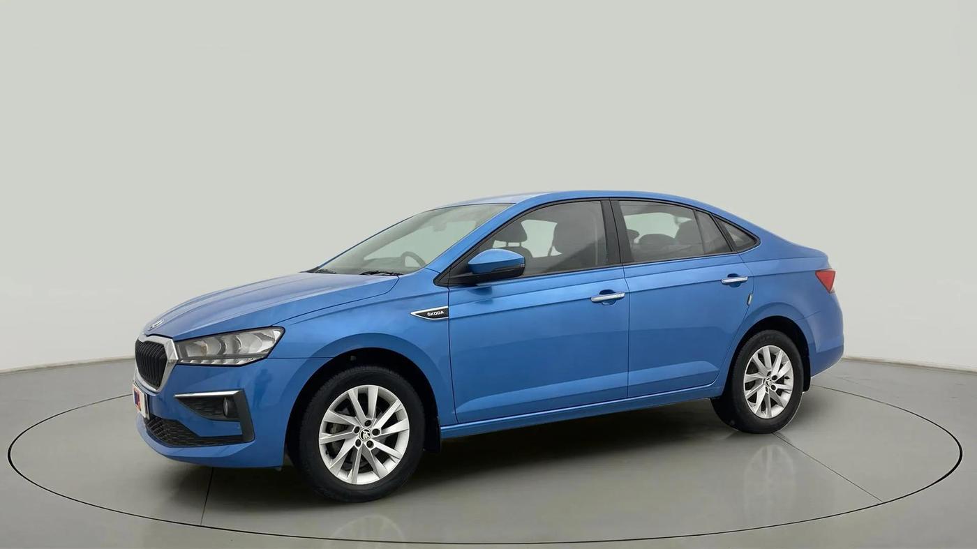 2023 Skoda SLAVIA Ambition Plus 1.0 TSI MT, Petrol, Manual, 76,644 km, Left Front Diagonal