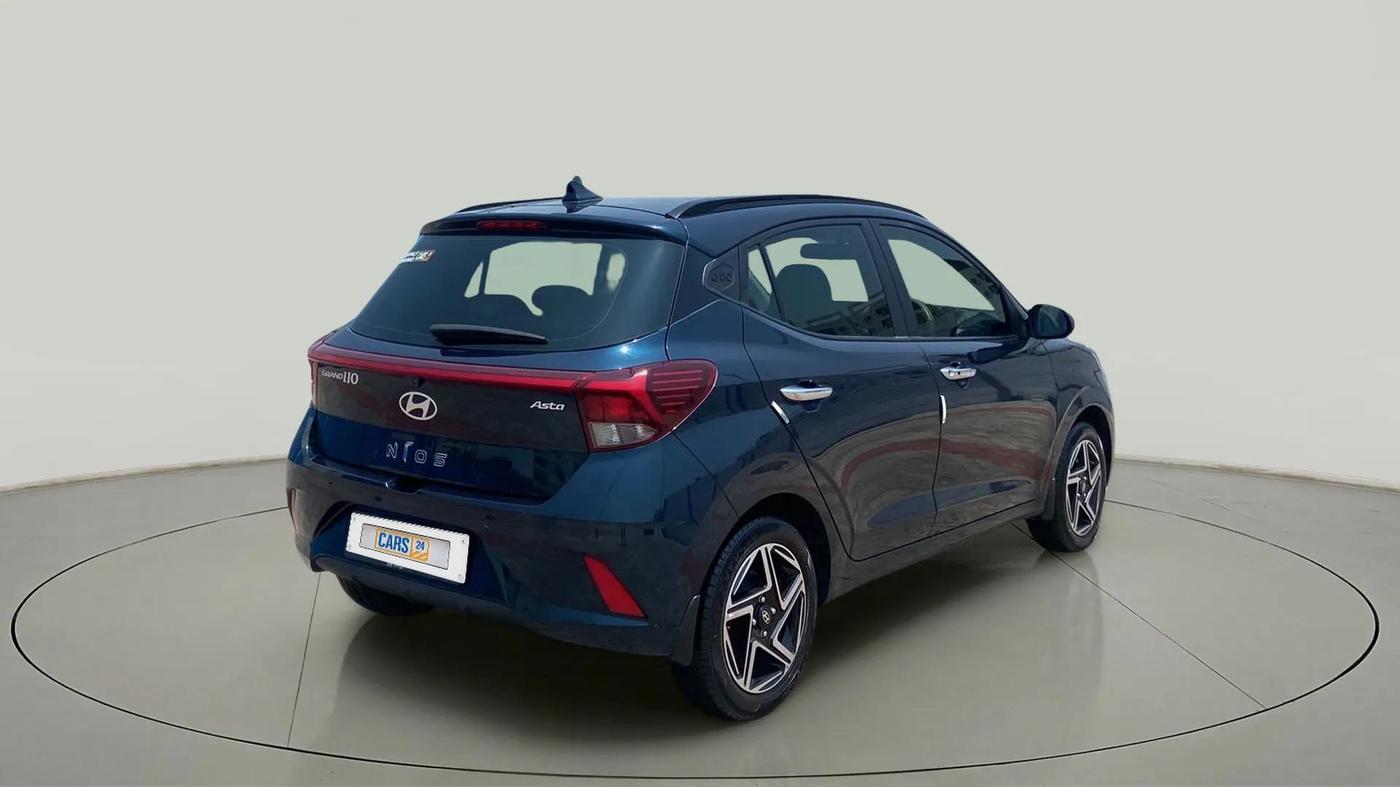 2023 Hyundai GRAND I10 NIOS ASTA 1.2 KAPPA VTVT, Petrol, Manual, 19,104 km, Right Back Diagonal