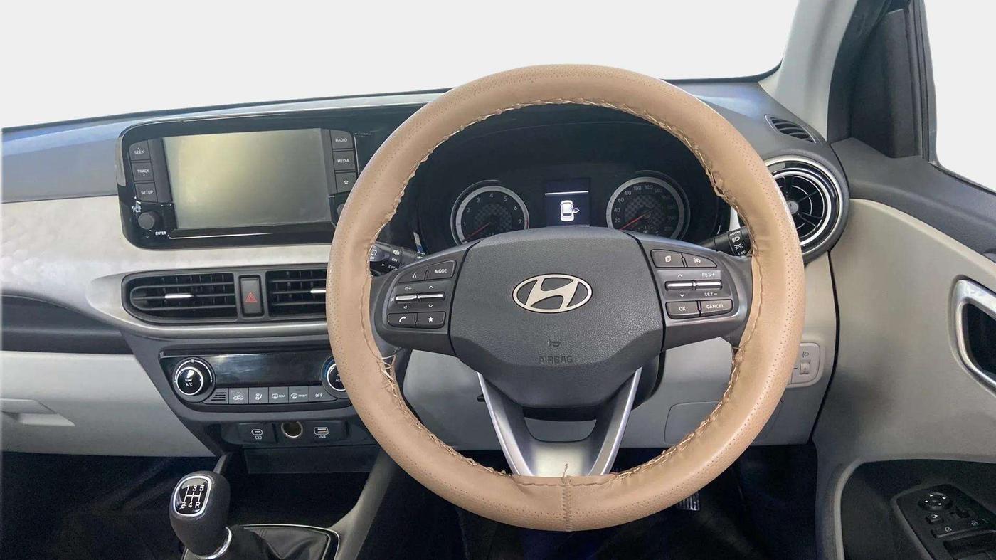 2023 Hyundai GRAND I10 NIOS ASTA 1.2 KAPPA VTVT, Petrol, Manual, 19,104 km, Steering Wheel Close Up