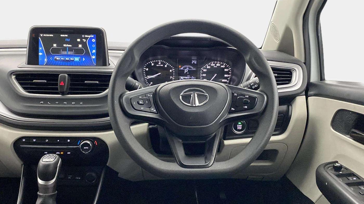 2023 Tata ALTROZ XTA, Petrol, Automatic, 13,461 km, Steering Wheel Close Up