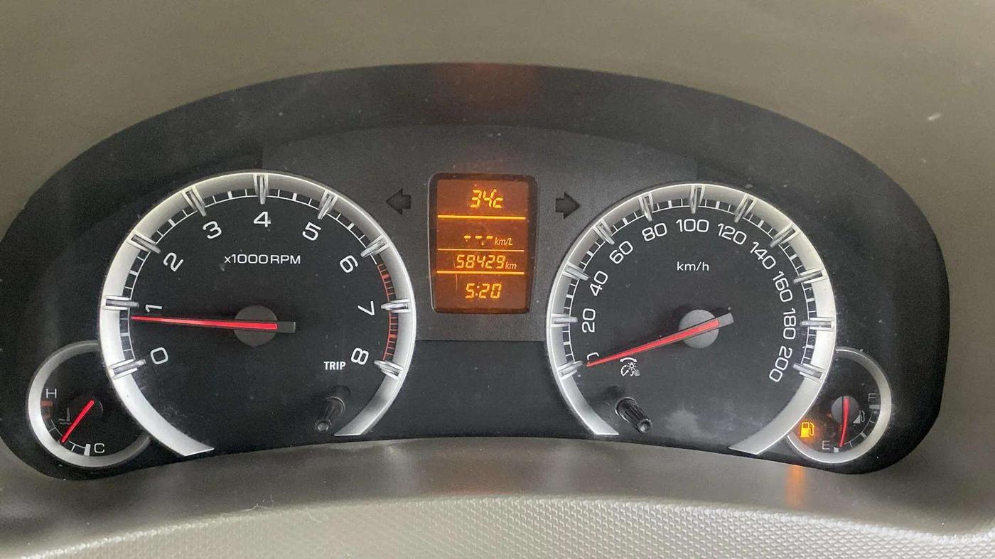 2016 Maruti Ertiga ZXI, Petrol, Manual, 58,426 km, Odometer Image