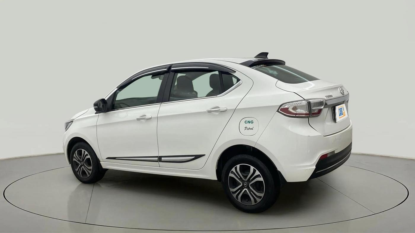 2022 Tata TIGOR XZ PLUS CNG, CNG, Manual, 39,683 km, Left Back Diagonal