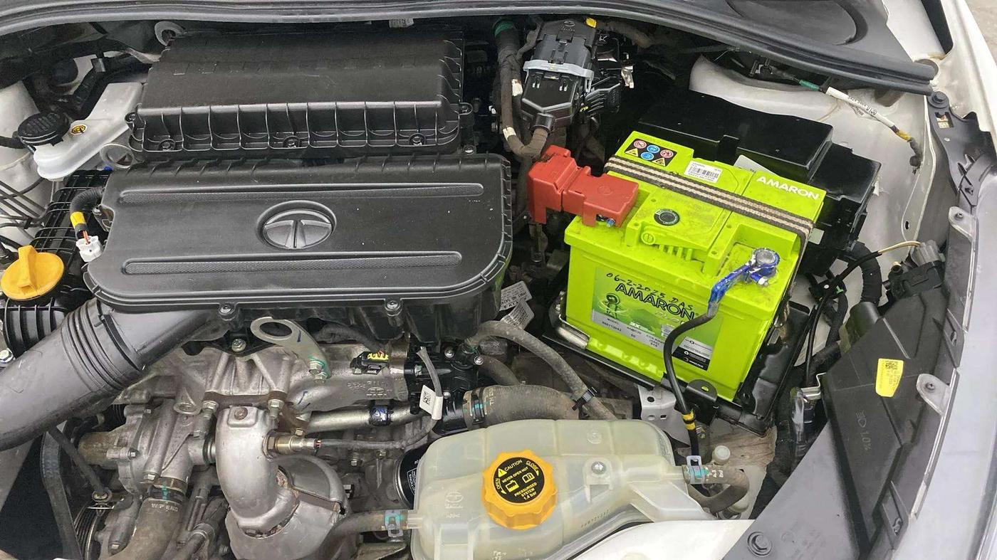 2022 Tata TIGOR XZ PLUS CNG, CNG, Manual, 39,683 km, Engine View - Left