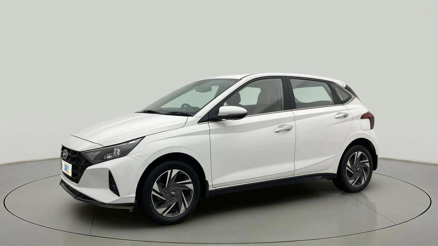 2021 Hyundai NEW I20 ASTA 1.2 AT, Petrol, Automatic, 27,393 km, Left Front Diagonal