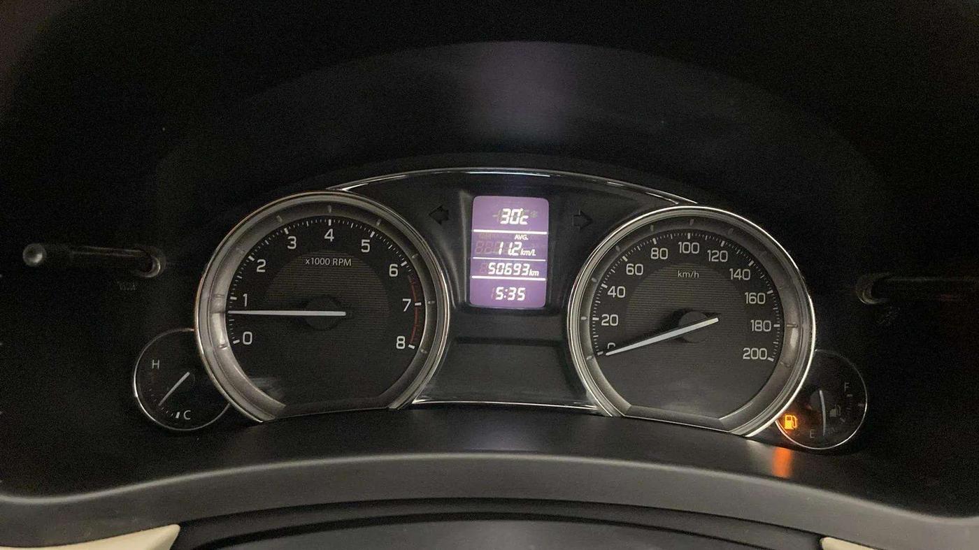 2018 Maruti Ciaz ZETA 1.4  MT PETROL, CNG, Manual, 50,672 km, Odometer Image