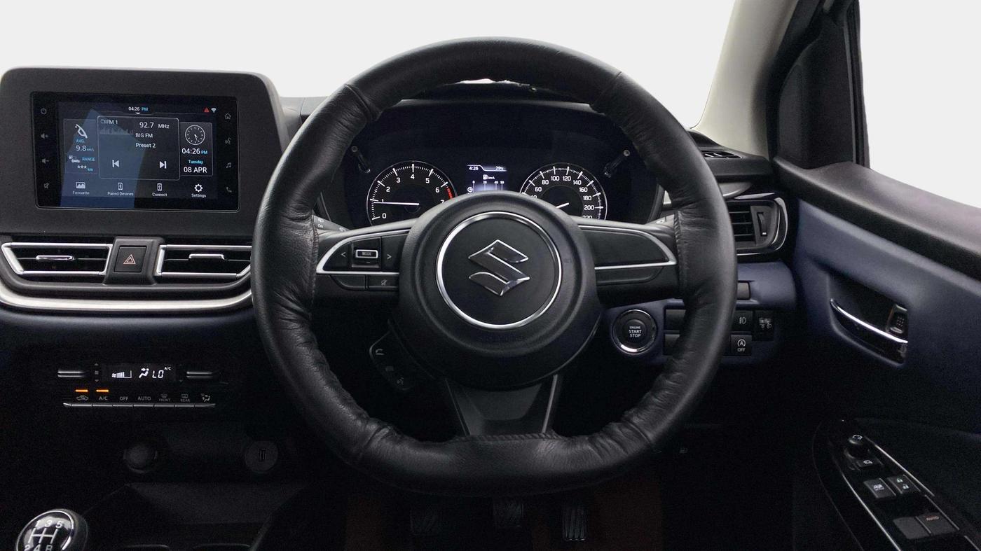 2024 Maruti Baleno ZETA PETROL 1.2, Petrol, Manual, 21,776 km, Steering Wheel Close Up