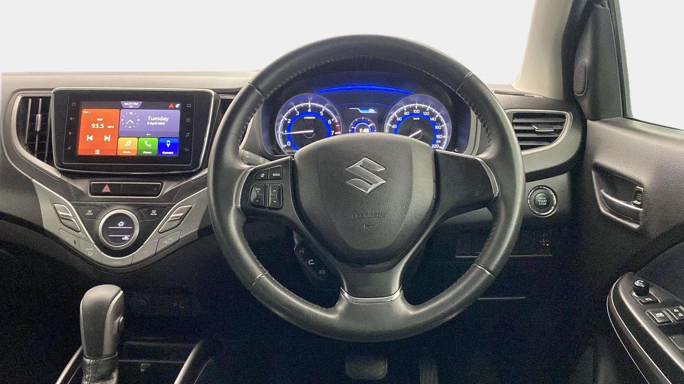 2019 Maruti Baleno ALPHA CVT PETROL 1.2, Petrol, Automatic, 26,001 km, Steering Wheel Close Up