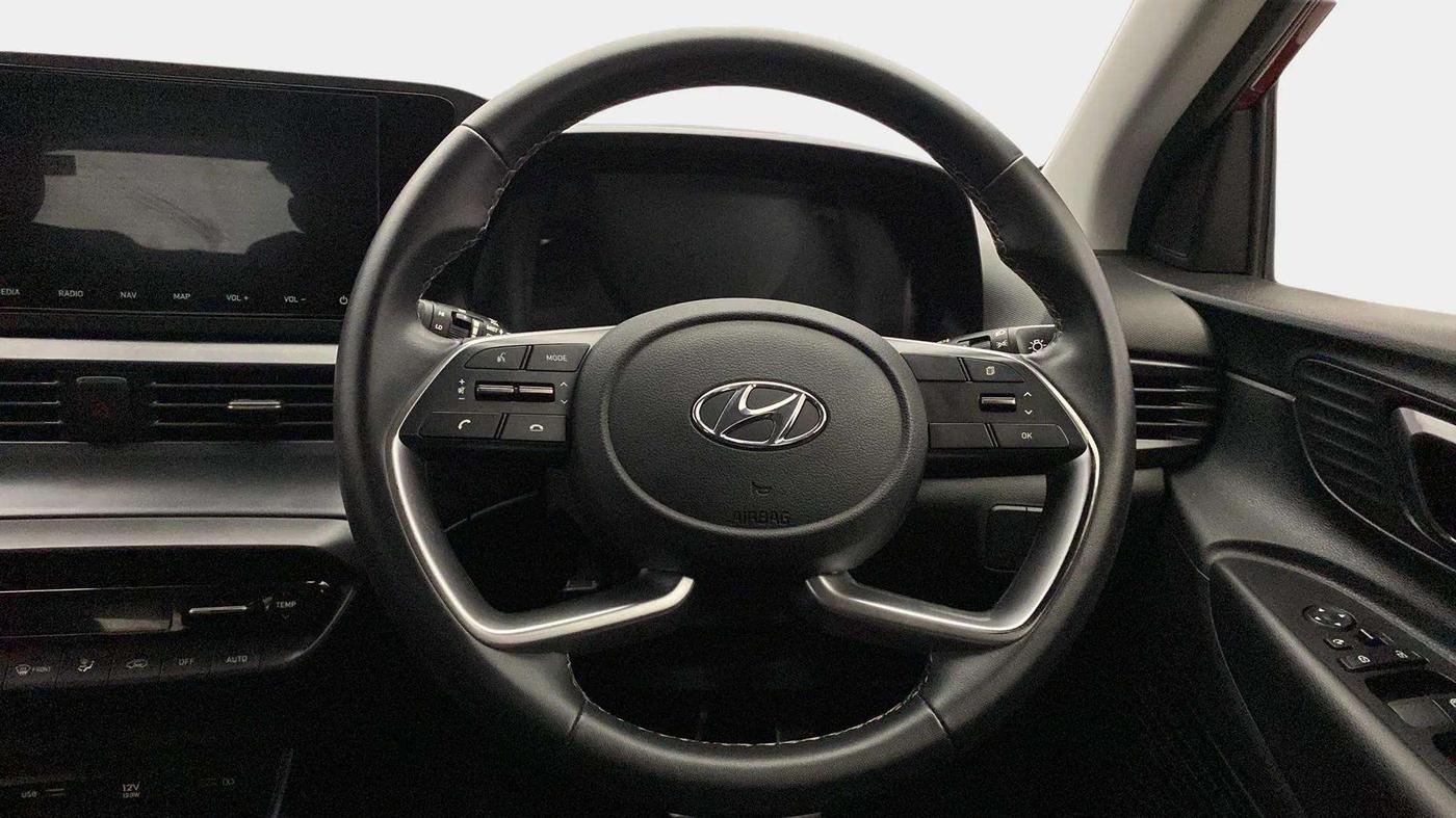 2021 Hyundai NEW I20 Asta 1.0 GDI Turbo IMT, Petrol, Manual, 9,683 km, Steering Wheel Close Up
