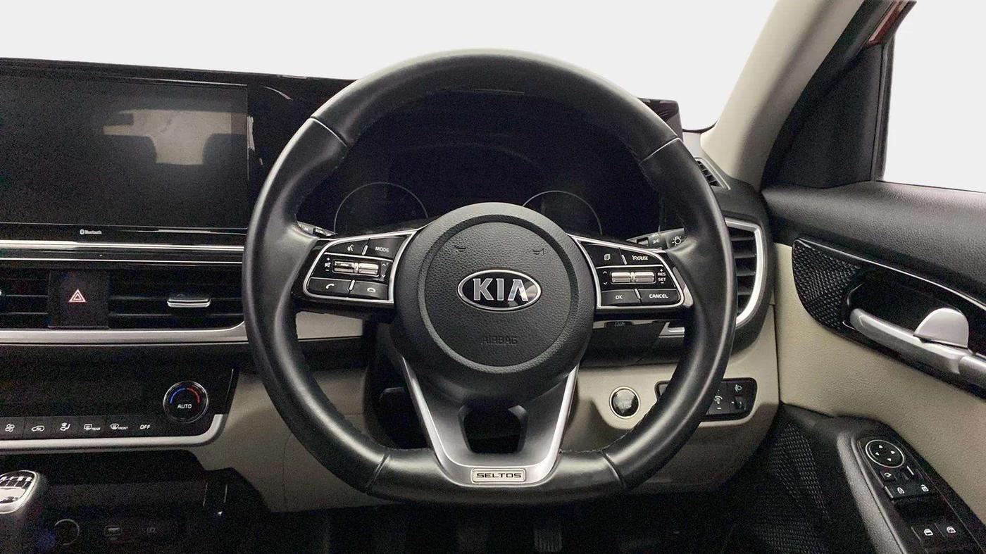 2020 KIA SELTOS HTX 1.5 PETROL, Petrol, Manual, 47,343 km, Steering Wheel Close Up