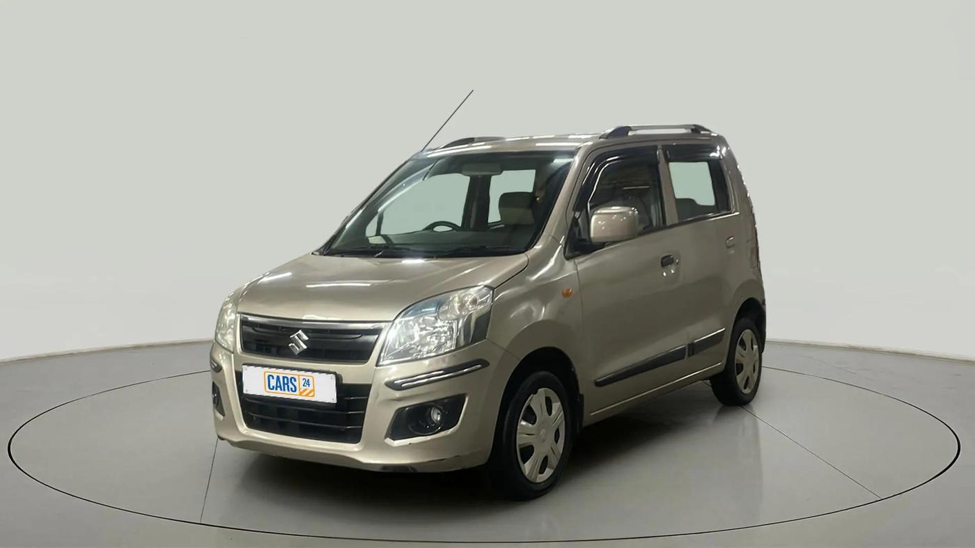 2016 Maruti Wagon R 1.0 VXI AMT, Petrol, Automatic, 55,182 km, Left Front Diagonal