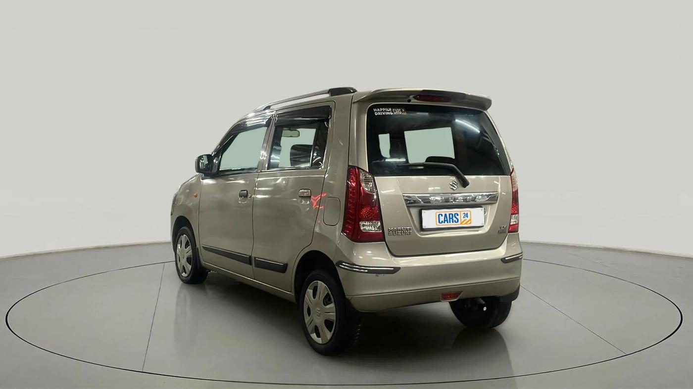 2016 Maruti Wagon R 1.0 VXI AMT, Petrol, Automatic, 55,182 km, Left Back Diagonal
