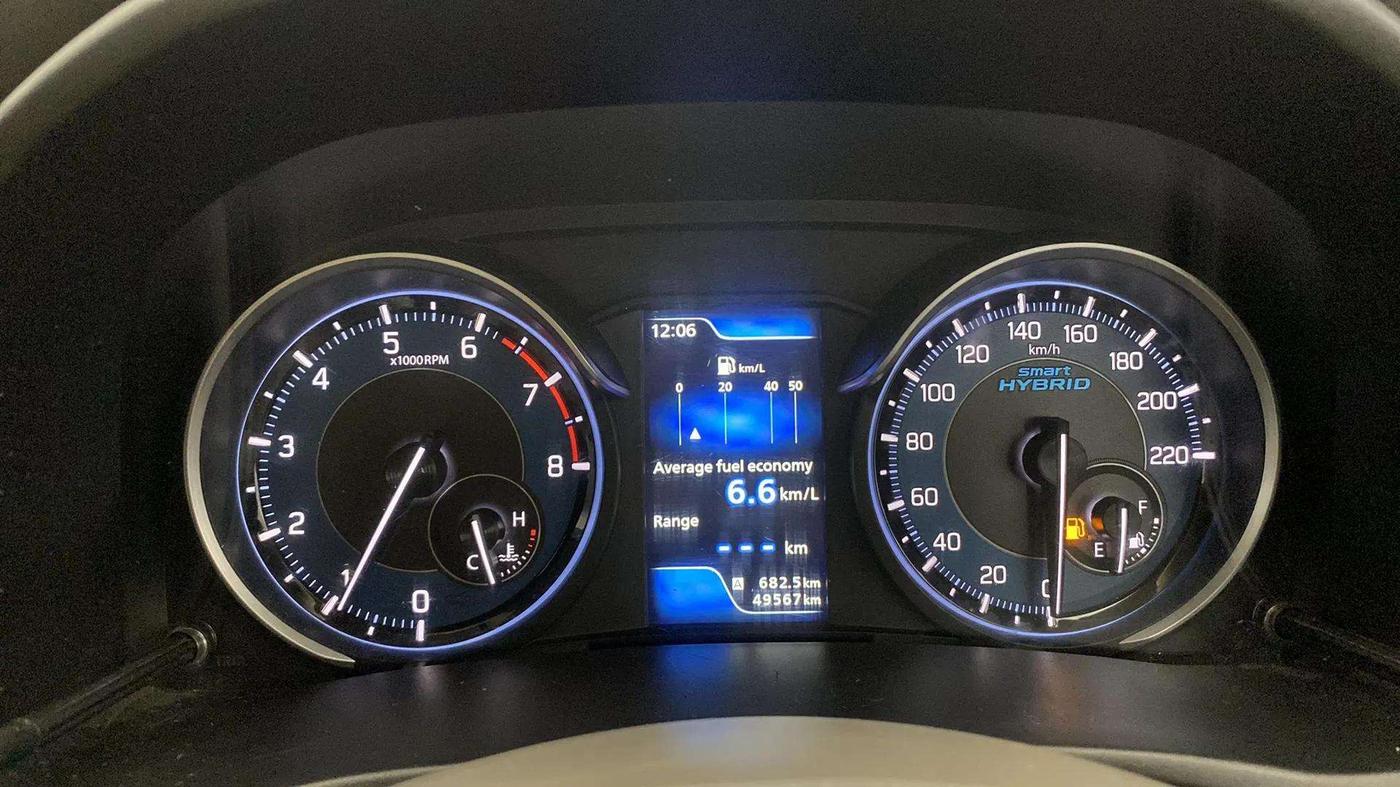2019 Maruti Ertiga VXI SHVS, Petrol, Manual, 49,567 km, Odometer Image