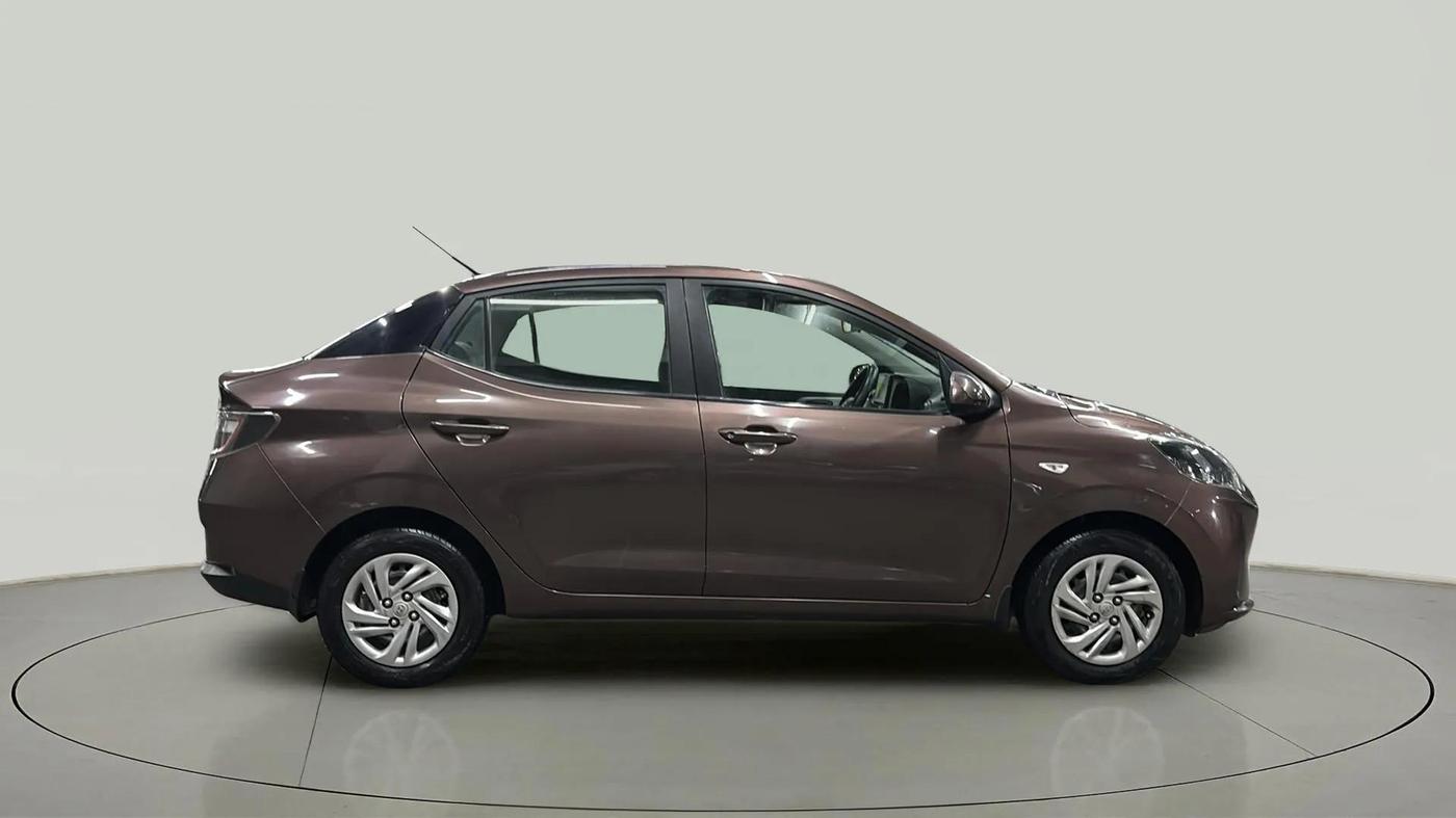 2020 Hyundai AURA S 1.2 CNG, CNG, Manual, 72,659 km, Right Side View