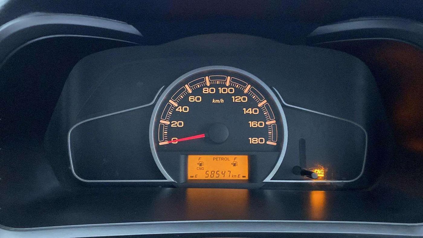 2020 Maruti Alto LXI CNG, CNG, Manual, 58,605 km, Odometer Image