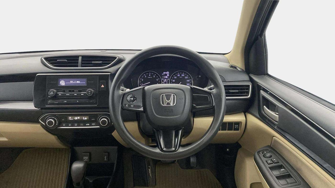 2019 Honda Amaze 1.2L I-VTEC V CVT, Petrol, Automatic, 94,050 km, Steering Wheel Close Up