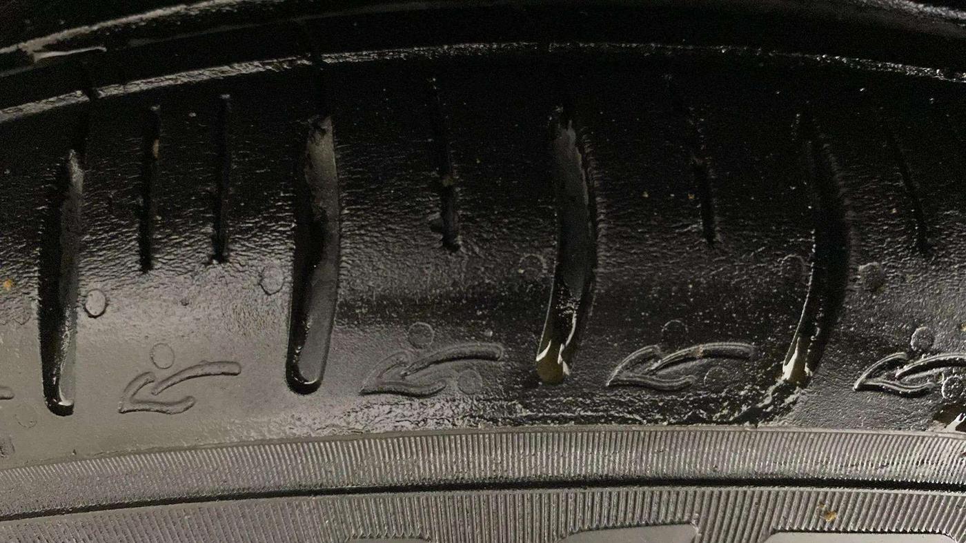 2024 Hyundai AURA S 1.2 CNG, CNG, Manual, 24,916 km, Right Rear Tyre Tread