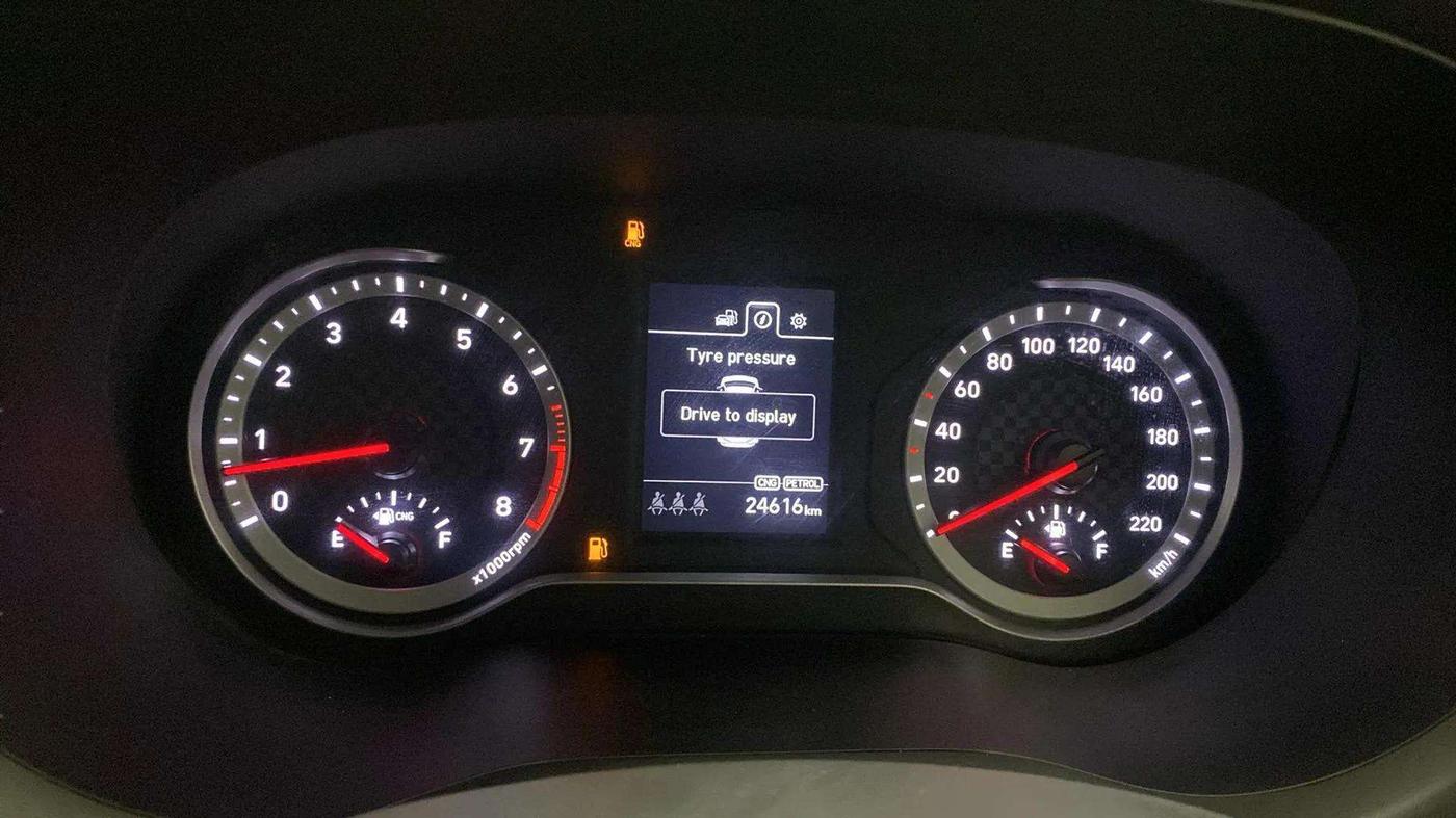 2024 Hyundai AURA S 1.2 CNG, CNG, Manual, 24,916 km, Odometer Image