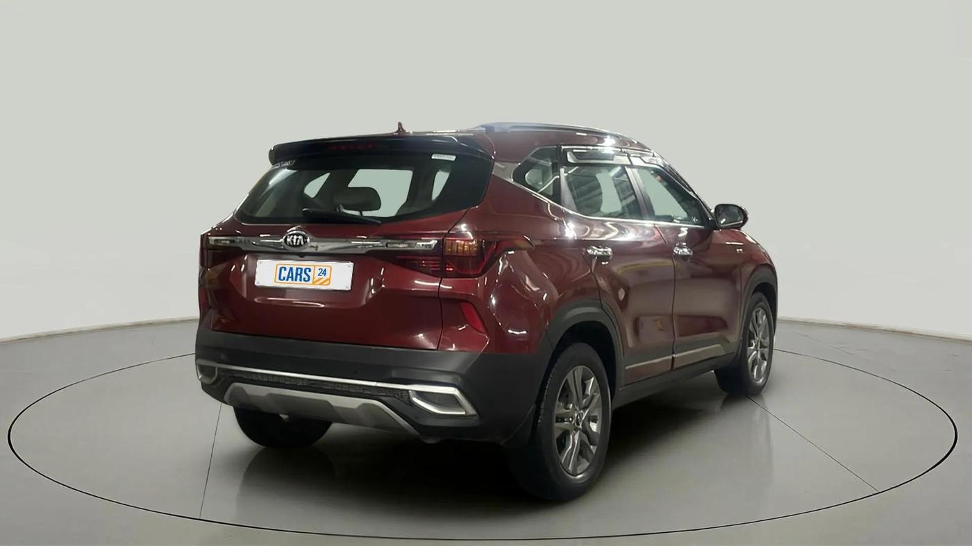 2021 KIA SELTOS HTX IVT 1.5 PETROL, Petrol, Automatic, 22,635 km, Right Back Diagonal
