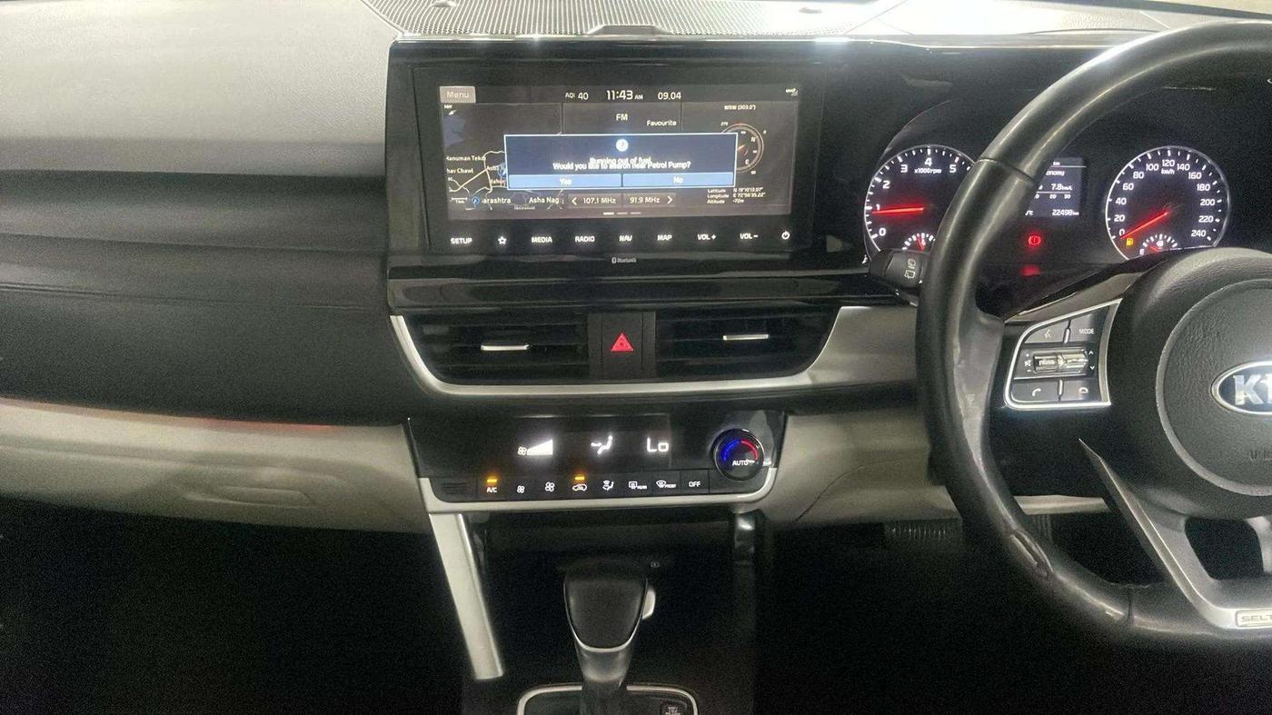 2021 KIA SELTOS HTX IVT 1.5 PETROL, Petrol, Automatic, 22,635 km, Air Conditioner