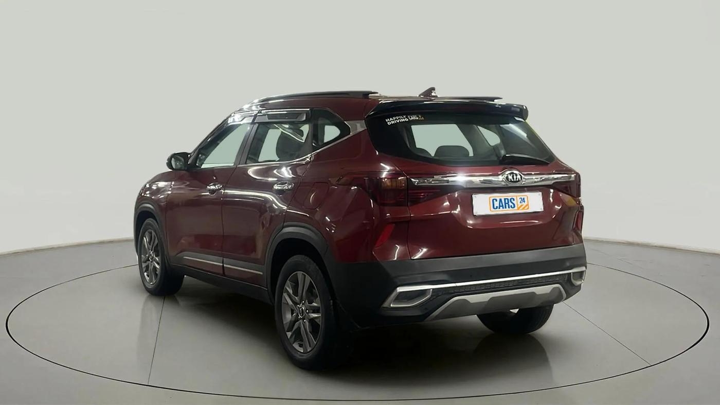 2021 KIA SELTOS HTX IVT 1.5 PETROL, Petrol, Automatic, 22,635 km, Left Back Diagonal